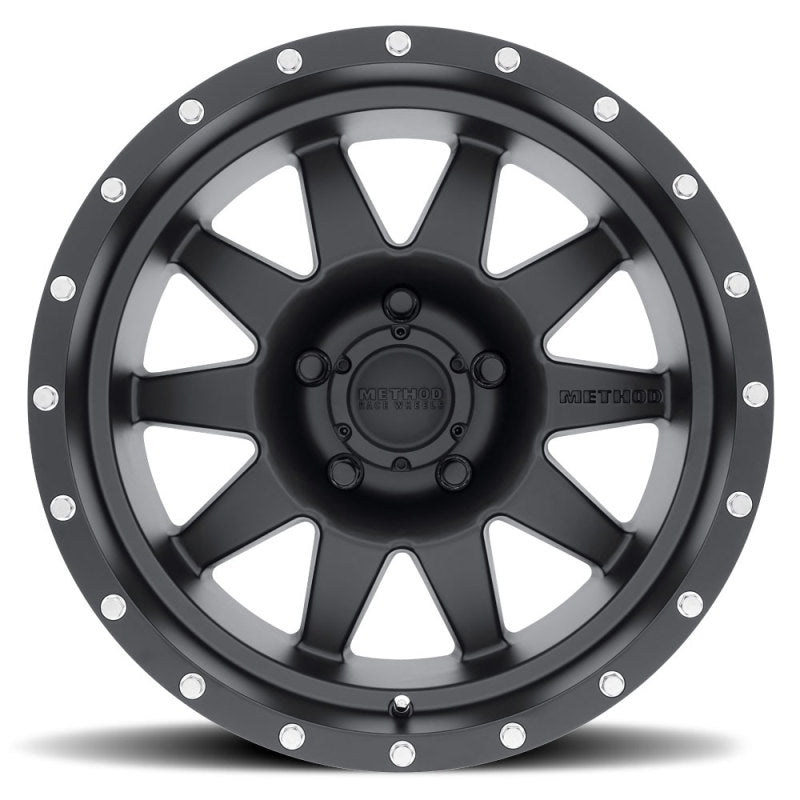 Method MR301 The Standard 17x8.5 0mm Offset 5x5 94mm CB Matte Black Wheel - DTX Performance