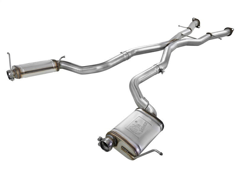 aFe MACHForce XP Cat-Back Exhaust Stainless No Tips 12-15 Jeep Grand Cherokee SRT/SRT-8 V8 Hemi 6.4L - DTX Performance