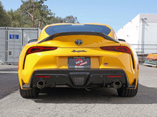 Load image into Gallery viewer, aFe POWER Takeda 2021 Toyota Supra 2.0L (t) 2.5in-3in 304 SS CB Exhaust w/ Carbon Tips - DTX Performance