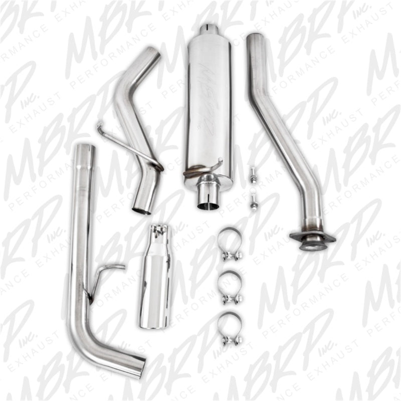 MBRP 04-10 Chevy/GMC Colorado/Canyon 2.8L/2.9L/3.5L/3.7L Cat Back Single Side - DTX Performance