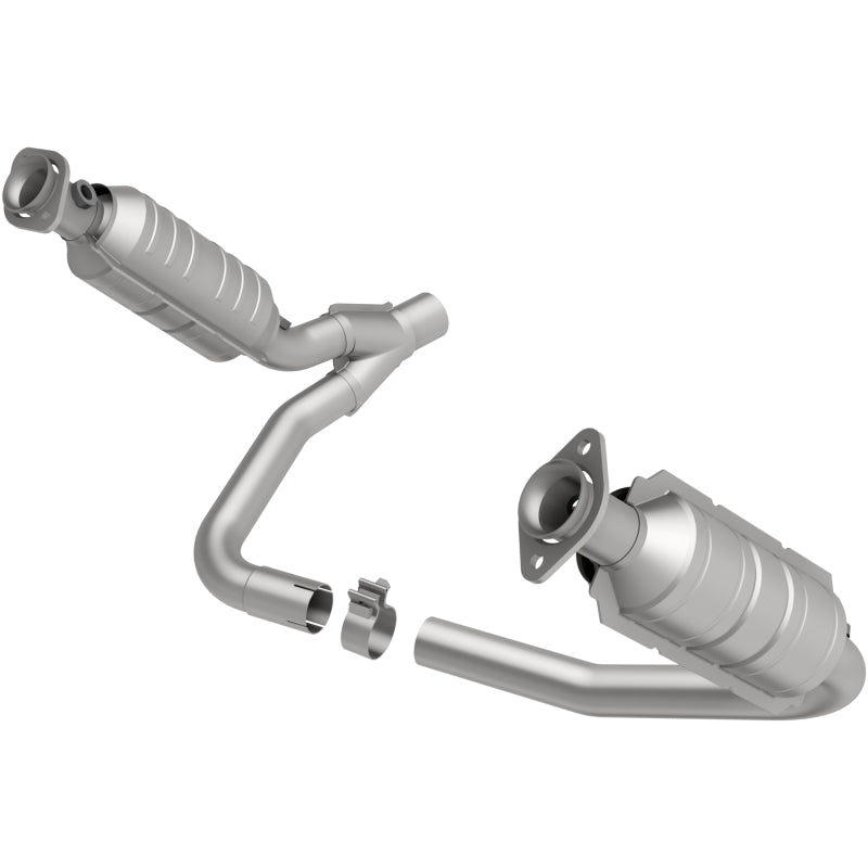 MagnaFlow Conv DF 05-06 Dodge Dakota/2006 Mitsubishi Raider 3.7L Y-Pipe Assembly - DTX Performance