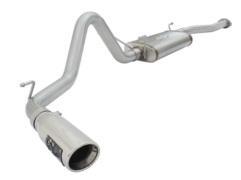 aFe MACH Force XP 2.5in Cat-Back Stainless Steel Exhaust w/Polished Tip Toyota Tacoma 13-14 2.7L - DTX Performance