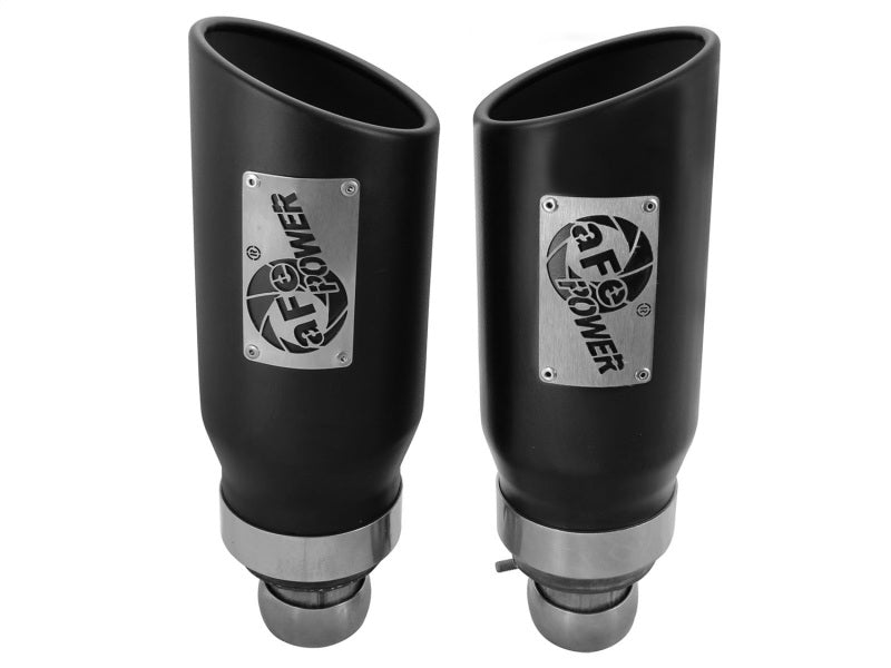 aFe Power 09-15 Dodge Ram 3.0L/5.7L Black Exhaust Tip Upgrade - DTX Performance