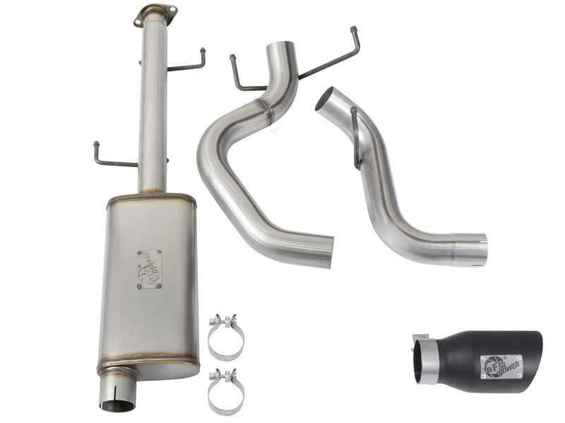 aFe MACH Force Xp 3in SS Cat-Back Single Side Exit Exhaust w/Black Tips 07-14 Toyota FJ Cruiser - DTX Performance