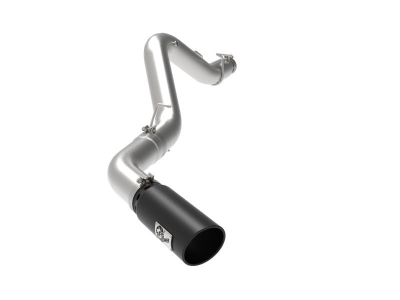 aFe Large Bore-HD 5 IN 409 SS DPF-Back Exhaust System w/Black Tip 20-21 GM Truck V8-6.6L - DTX Performance