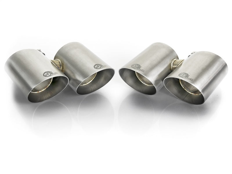 aFe MACH Force-Xp 304 SS OE Exhaust Tips Polished 12-16 Porsche 911 (C2S 991) H6 3.8L - DTX Performance