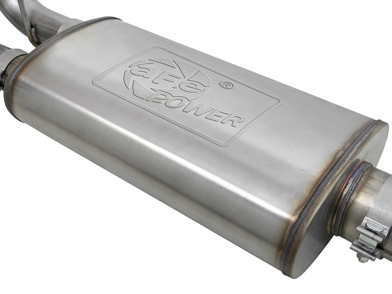 aFe MACHForce XP Exhausts Cat-Back SS-409 Nissan Titan XD 16-19 V8-5.6L - Polished Tip - DTX Performance