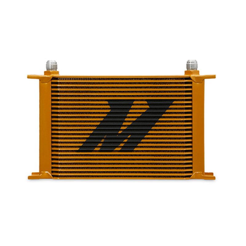 Mishimoto Universal 25-Row Oil Cooler - Gold - DTX Performance