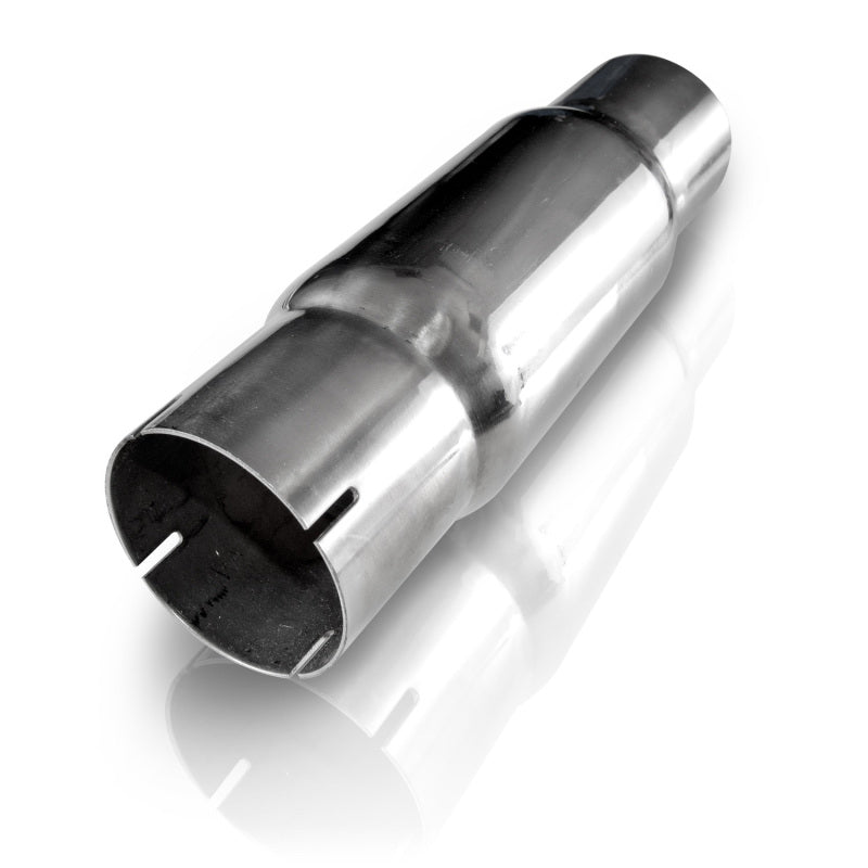 Stainless Works Catalytic Converter - Metal Matrix Hi-Flow Slim Design (2.5in End - DTX Performance