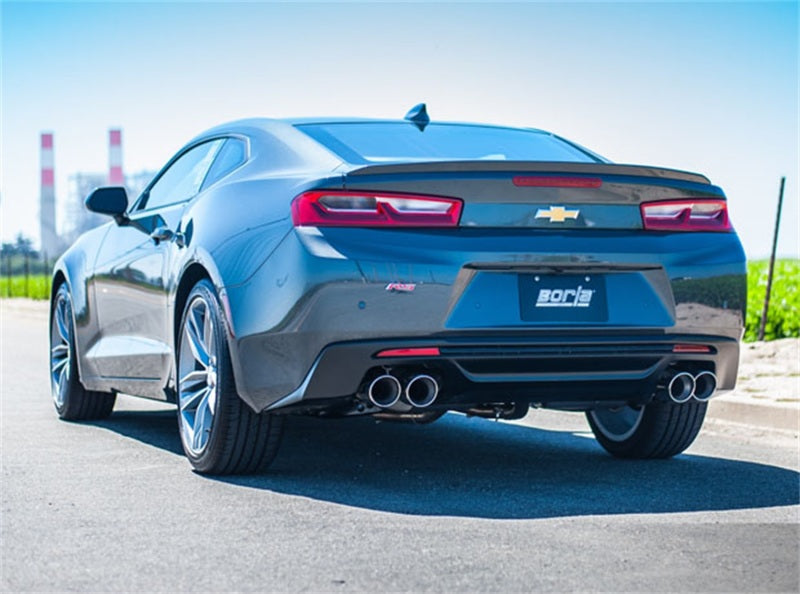 Borla 2016 Chevy Camaro V6 AT/MT ATAK Rear Section Exhaust w/o Dual Mode Valves - DTX Performance