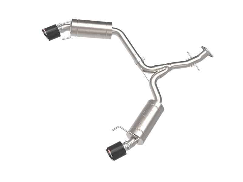 aFe POWER Takeda 06-13 Lexus IS250/IS350 SS Axle-Back Exhaust w/ Carbon Tips - DTX Performance