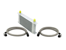 Load image into Gallery viewer, Mishimoto Universal 10 Row Oil Cooler Kit (Metal Braided Lines) - DTX Performance