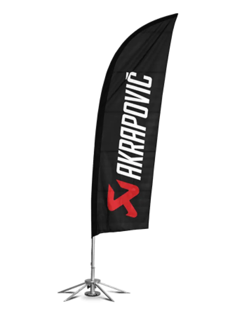 Akrapovic Self-standing flag set - DTX Performance