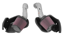 Load image into Gallery viewer, K&amp;N 14-15 Infiniti Q50 3.7L V6 Dual Silver Typhoon Short Ram Intakes - DTX Performance