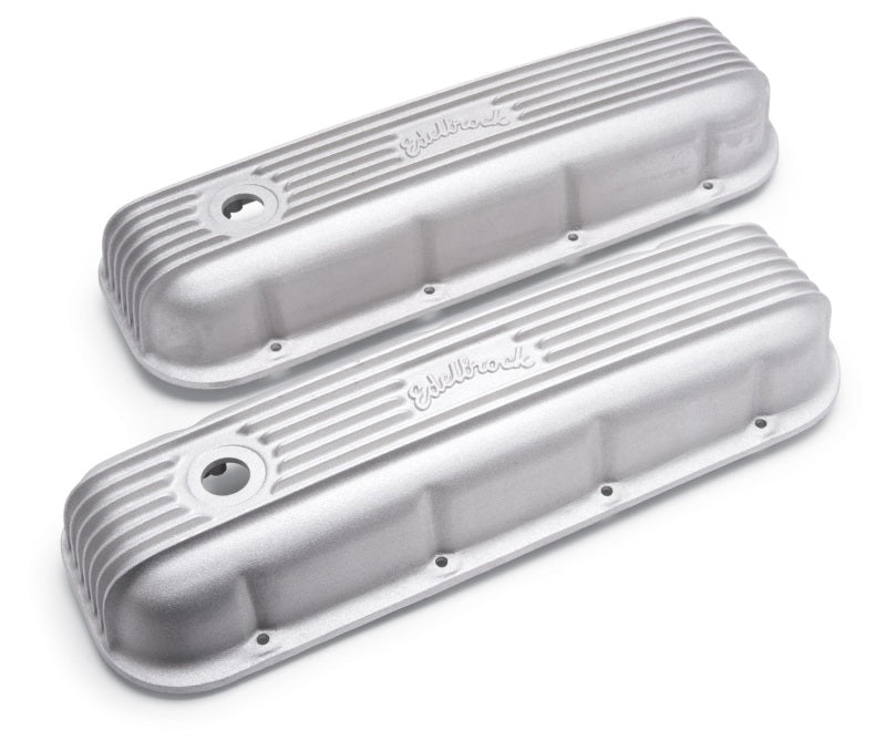 Edelbrock Valve Cover Classic Series Chevrolet 1965 and Later 396-502 V8 Satin - DTX Performance