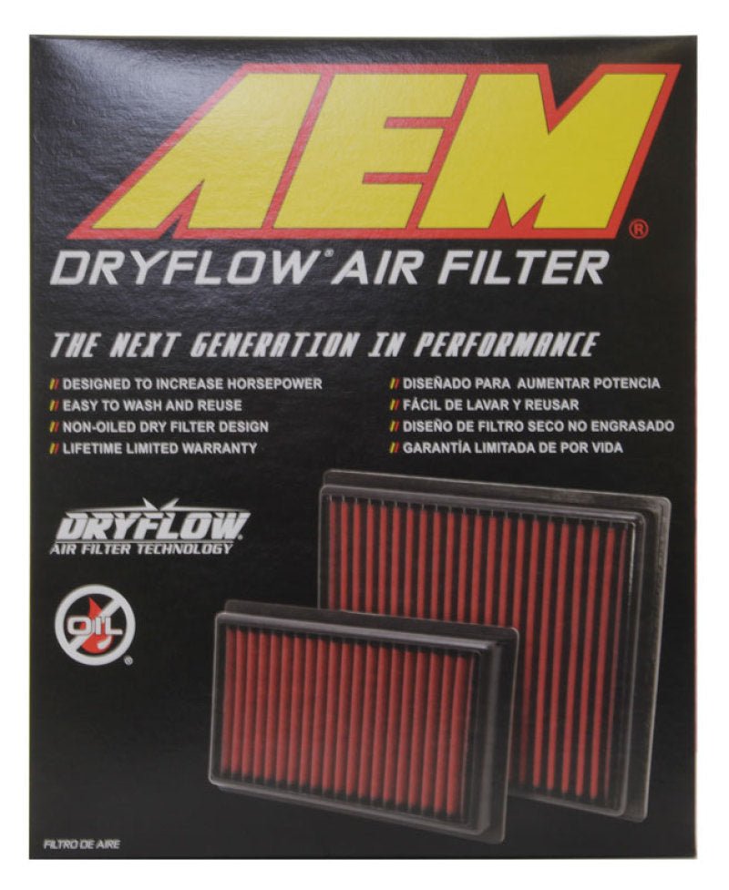 AEM 2015 Hyundai Genesis Sedan V6-3.8L F/I Dryflow Air Filter - DTX Performance