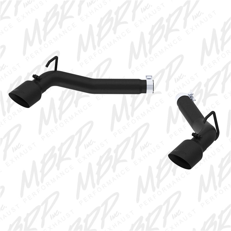 MBRP 2010-2015 Chevrolet Camaro V8 6.2L 3in Black Coated Axle Back Muffler Delete - DTX Performance