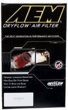 Load image into Gallery viewer, AEM 2-3/4in x 6-7/8in Oval DryFlow Air Filter - DTX Performance