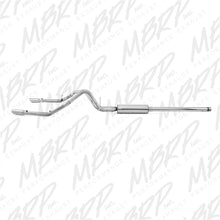 Load image into Gallery viewer, MBRP 14 Chevy/GMC 1500 Silverado/Sierra 4.3L V6/5.3L V8 Dual Split Rear T409 3in Cat Back Exhaust - DTX Performance