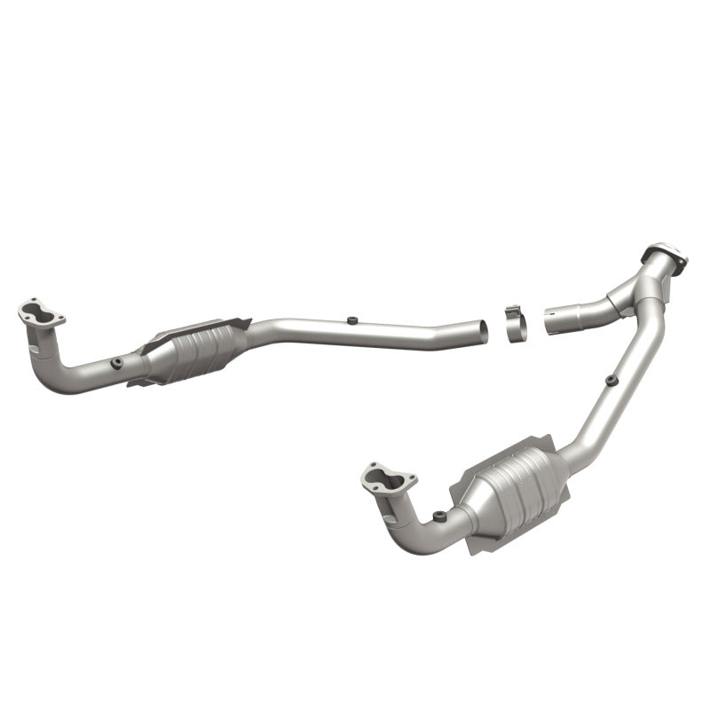 MagnaFlow Conv DF 97 Land Rover Defender 90 4.0L Y-Pipe Assy / 96-99 Discovery 4.0L Y-Pipe Assy - DTX Performance