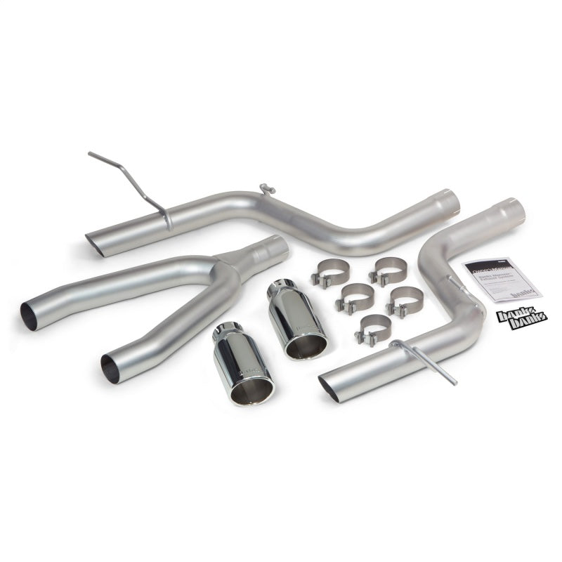 Banks Power 14 Jeep Grand Cherokee 3.0L Diesel Monster Exhaust Sys - SS Single Exhaust w/ Chrome Tip - DTX Performance