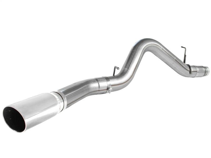 aFe MACHForce XP Exhaust 5in DPF-Back SS 11-13 GM Diesel Trucks V8-6.6L (td) (LML) (Pol Tip) - DTX Performance