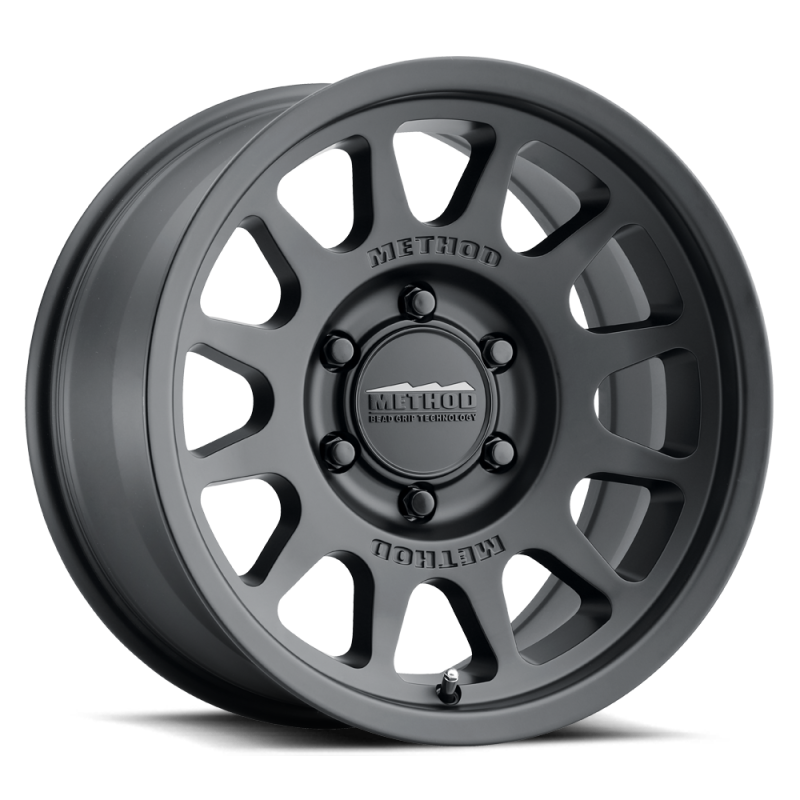 Method MR703 17x8.5 0mm Offset 6x5.5 106.25mm CB Matte Black Wheel - DTX Performance