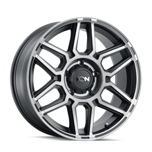 Load image into Gallery viewer, ION Type 146 17x9 / 5x127 BP / 0mm Offset / 78.1mm Hub Matte Black W/Machined Dart Tint Wheel - DTX Performance