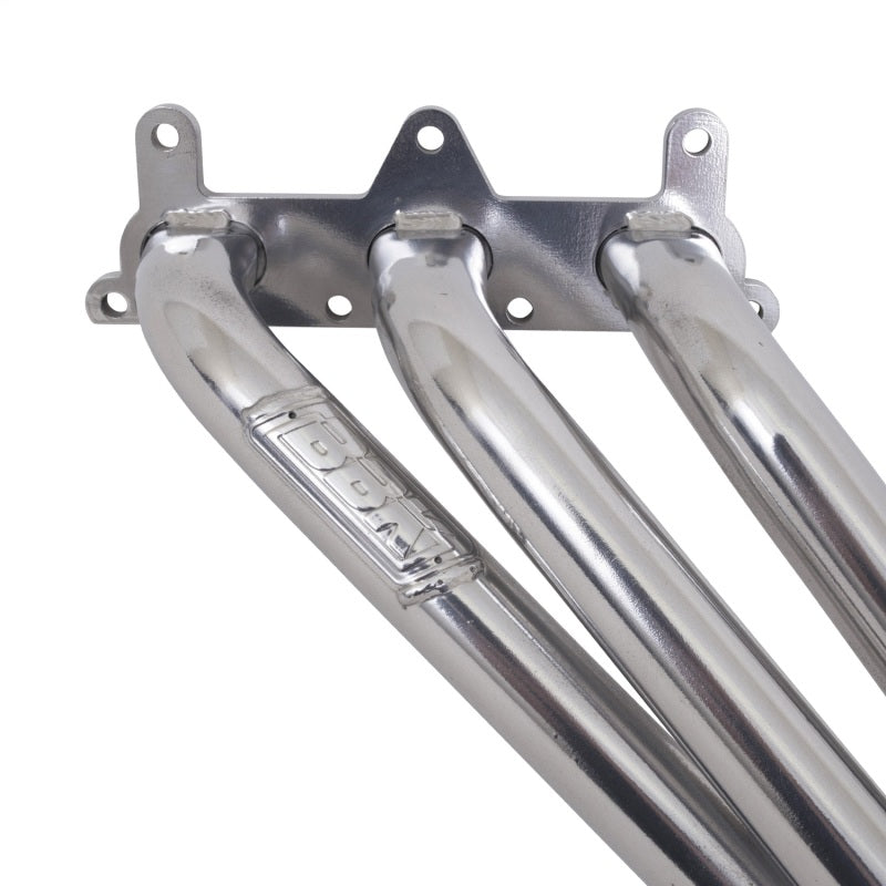 BBK 10-11 Camaro V6 Long Tube Exhaust Headers With Converters - 1-5/8 Silver Ceramic - DTX Performance