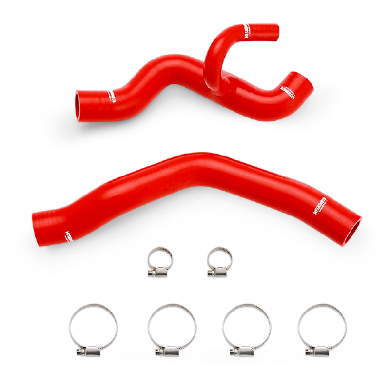 Mishimoto 2016+ Chevrolet Camaro V6 Silicone Radiator Hose Kit (w/o HD Cooling Package) - Red - DTX Performance