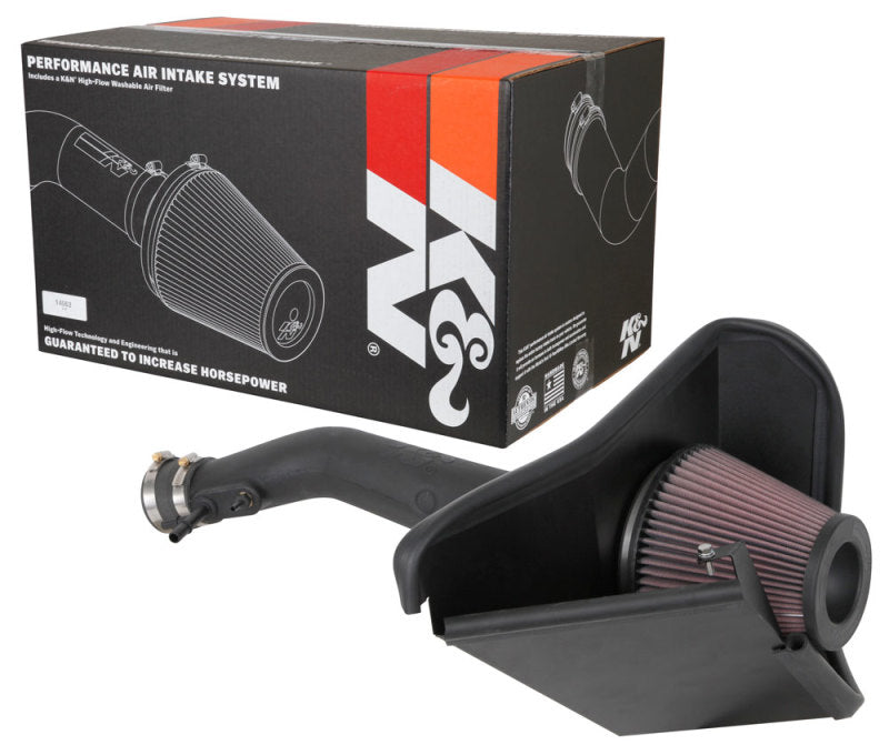 K&N 63 Series AirCharger Performance Intake 17-18 Ford Edge L4-2.0L F/I - DTX Performance