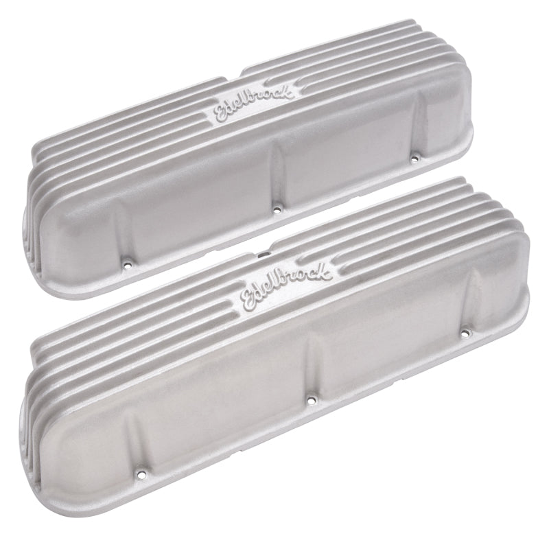 Edelbrock Valve Cover Classic Series Ford 1962-95 221 351W V8 Satin - DTX Performance