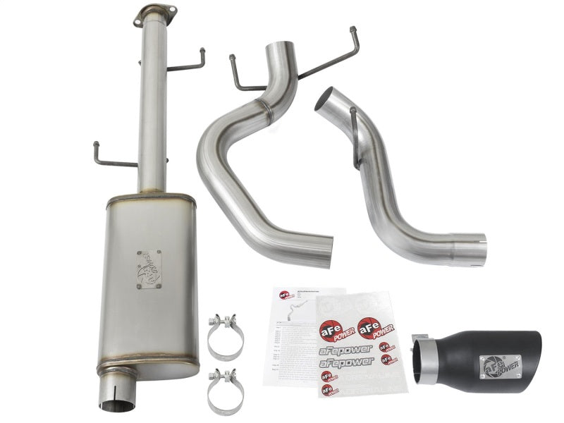 aFe MACH Force Xp 3in SS Cat-Back Single Side Exit Exhaust w/Black Tips 07-14 Toyota FJ Cruiser - DTX Performance