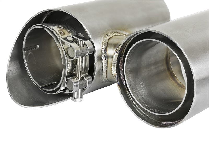 aFe MACH Force-Xp 304 SS OE Exhaust Tips Polished 12-16 Porsche 911 (C2S 991) H6 3.8L - DTX Performance