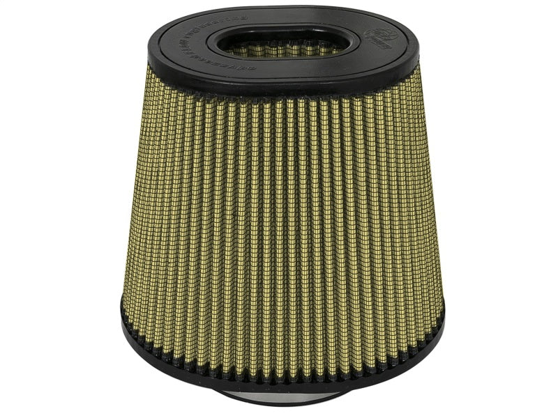 aFe Magnum FLOW Pro GUARD 7 Replacement Air Filter 4.5 F / (9x7.5) B / (6.75 x 5.5) T (Inv) / 9in. H - DTX Performance