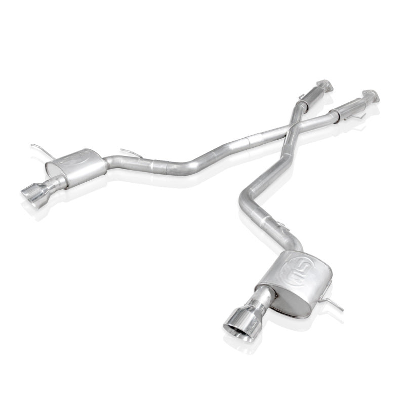 Stainless Works 2012-17 Jeep Grand Cherokee 6.4L Catback Chambered Mufflers X-Pipe - DTX Performance