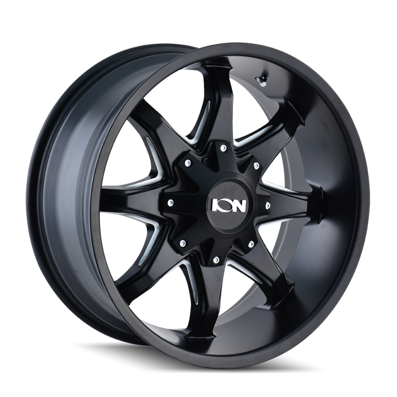 ION Type 181 20x9 / 5x127 BP / 0mm Offset / 87mm Hub Satin Black/Milled Spokes Wheel - DTX Performance