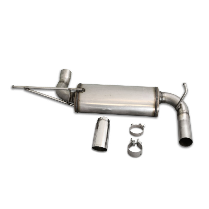 JBA 07-18 Jeep Wrangler JK 3.8L/3.6L 304SS Single Rear Exit Axle Back Exhaust - DTX Performance