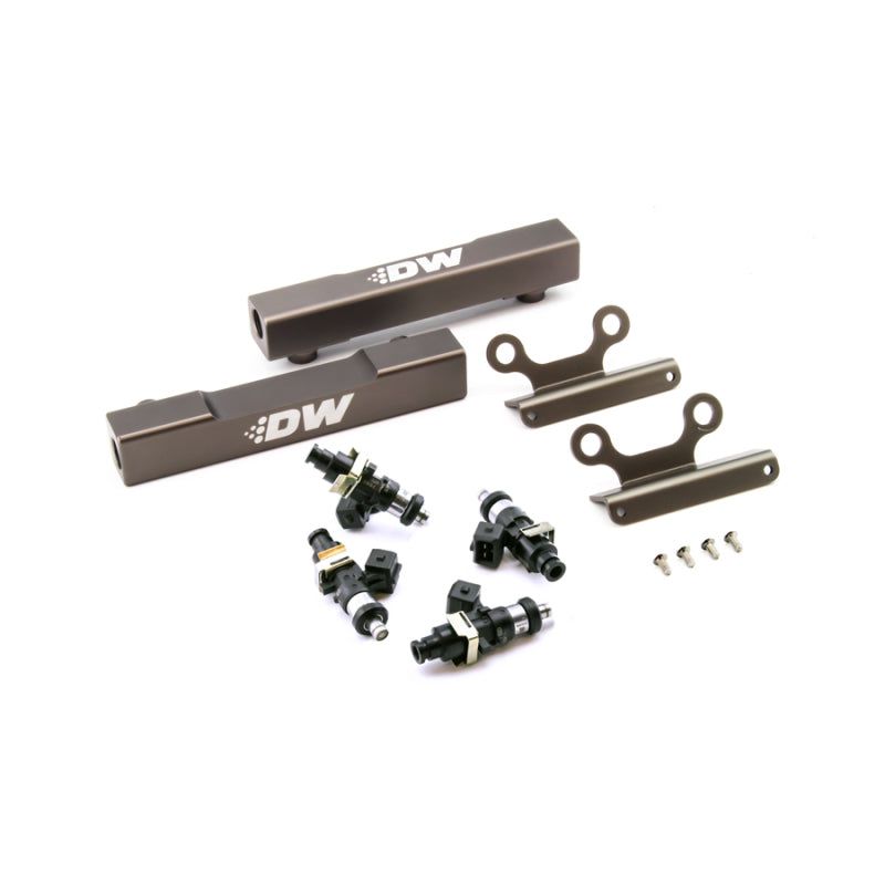 DeatschWerks 02+ Subaru WRX / 07+ STI/LGT Top Feed Fuel Rail Upgrade Kit w/ 1500cc Injectors - DTX Performance