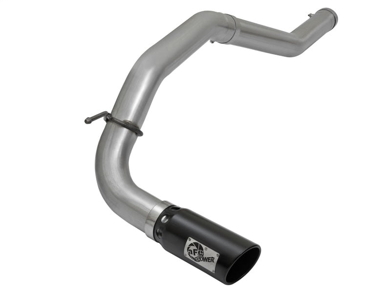 aFe LARGE Bore HD DPF-Back SS Exhaust w/ Black Tip 2016 Nissan Titan XD V8-5.0L (td) - DTX Performance