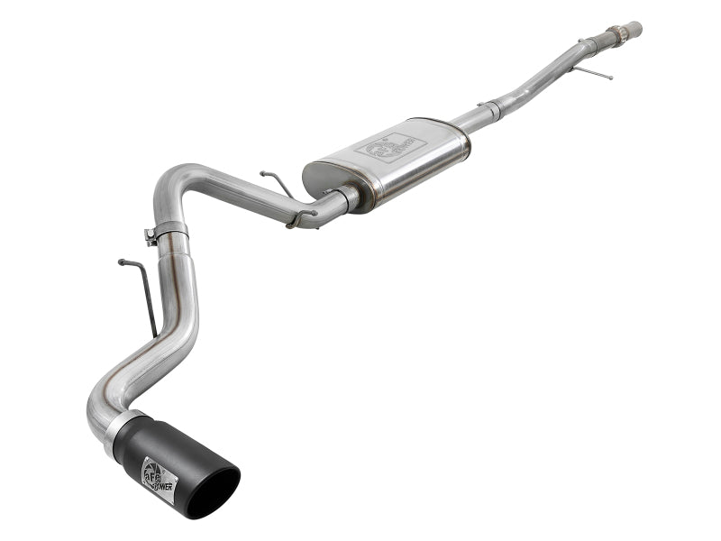 afe Apollo GT Series 2019 GM Silverado/Sierra 1500 4.3L/5.3L 409 SS CatBack Exhaust System w/Blk Tip - DTX Performance