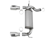 Load image into Gallery viewer, aFe Rebel Series 2.5in 409 SS Axle-Back Exhaust w/Polished Tips 07+ Jeep Wrangler (JK) V6 3.6L/3.8L - DTX Performance