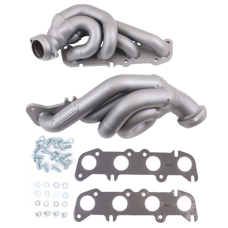 BBK 11-14 Ford F-150 Coyote 5.0 Shorty Tuned Length Exhaust Headers - 1-3/4in Titanium Ceramic - DTX Performance