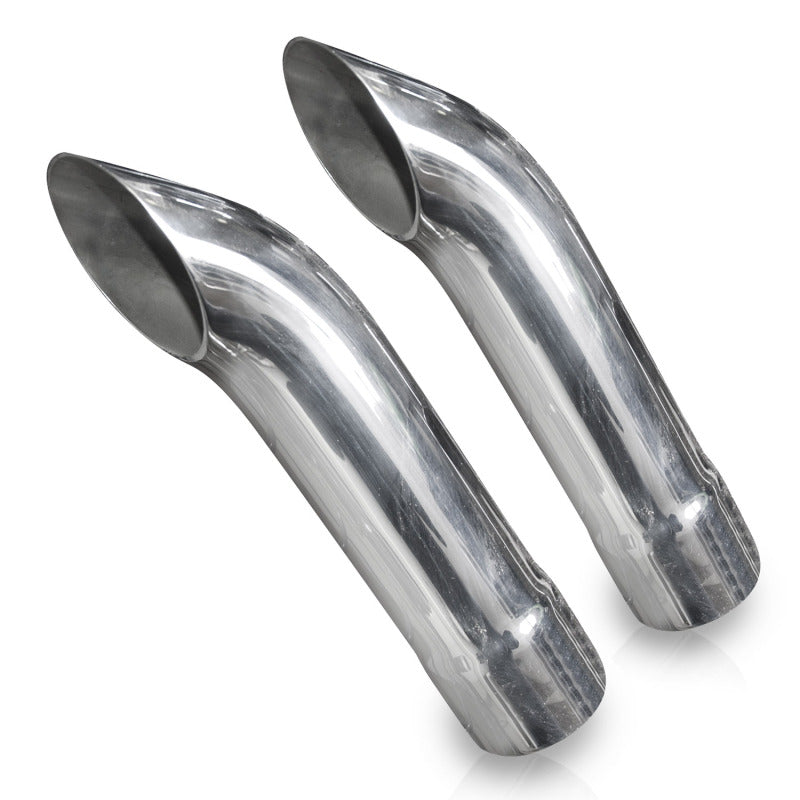 Stainless Works Extended Turn Down Tips- 2in ID Inlet 2in Body - DTX Performance