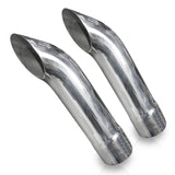 Stainless Works Extended Turn Down Tips- 2 1/2in ID Inlet 2 1/2in Body