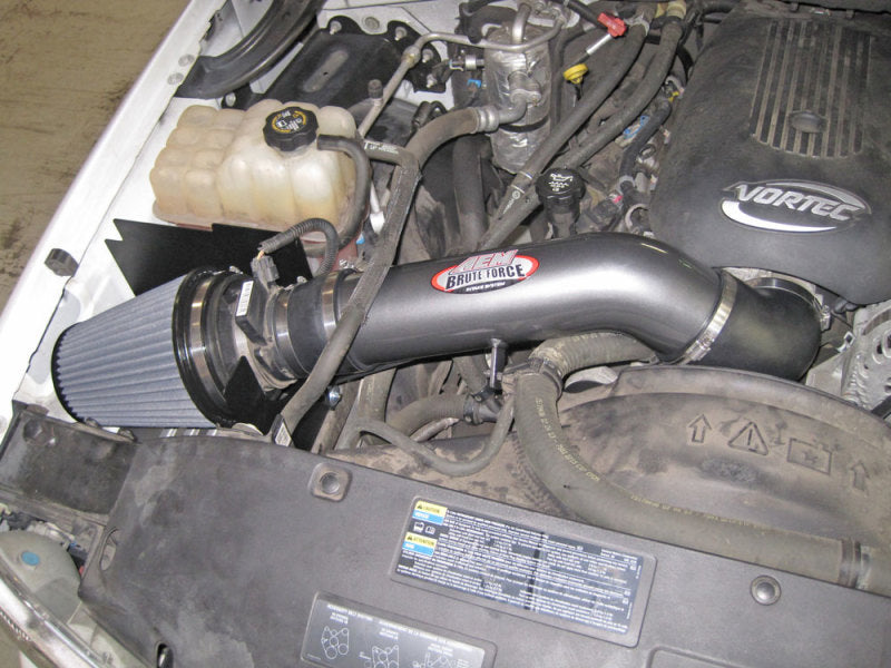 AEM 99-06 Chevy/GMC 5.3/6.0L Silver Brute Force Intake - DTX Performance