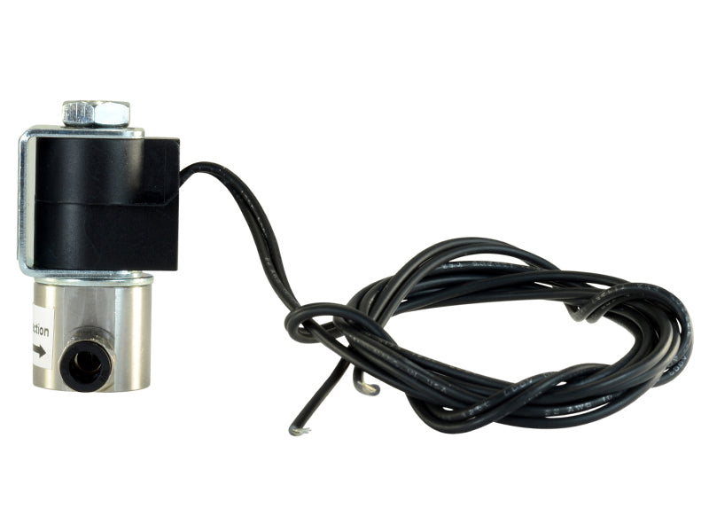 AEM Water/Methanol Injection System - High-Flow Low-Current WMI Solenoid - 200PSI 1/8in-27NPT In/Out - DTX Performance