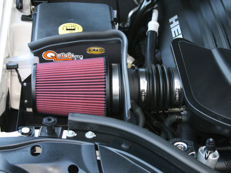 Airaid 05-10 Jeep Grand Cherokee 5.7L / 06-10 SRT8 CAD Intake System w/o Tube (Oiled / Red Media) - DTX Performance