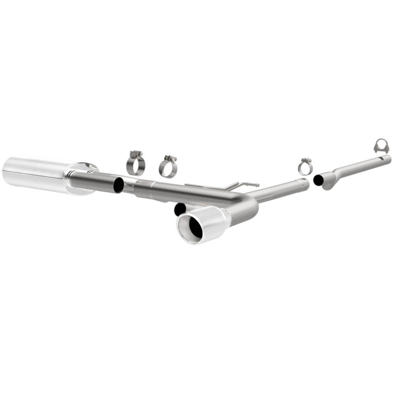 MagnaFlow 13-14 Ford Fusion L4 1.6L Turbo  Stainless Cat Back Performance Exhaust - DTX Performance