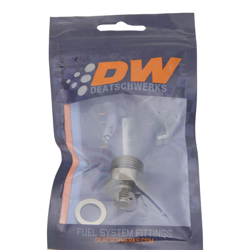 DeatschWerks 8AN ORB Male To 12 X 1.5 Metric Male (Incl O-Ring and Crush Washer) - DTX Performance